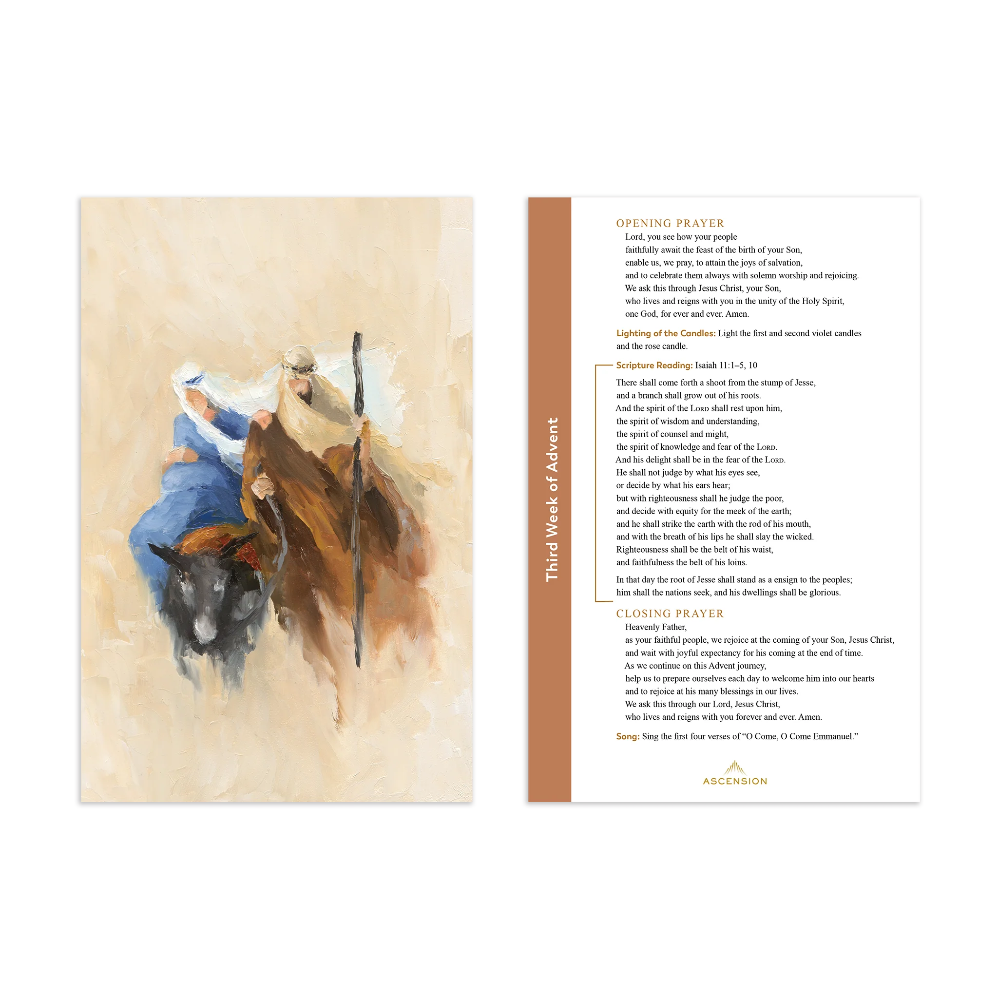 Rejoice! Advent Meditations with the Holy Family Journal and Advent Prayer Cards Bundle - Image 4