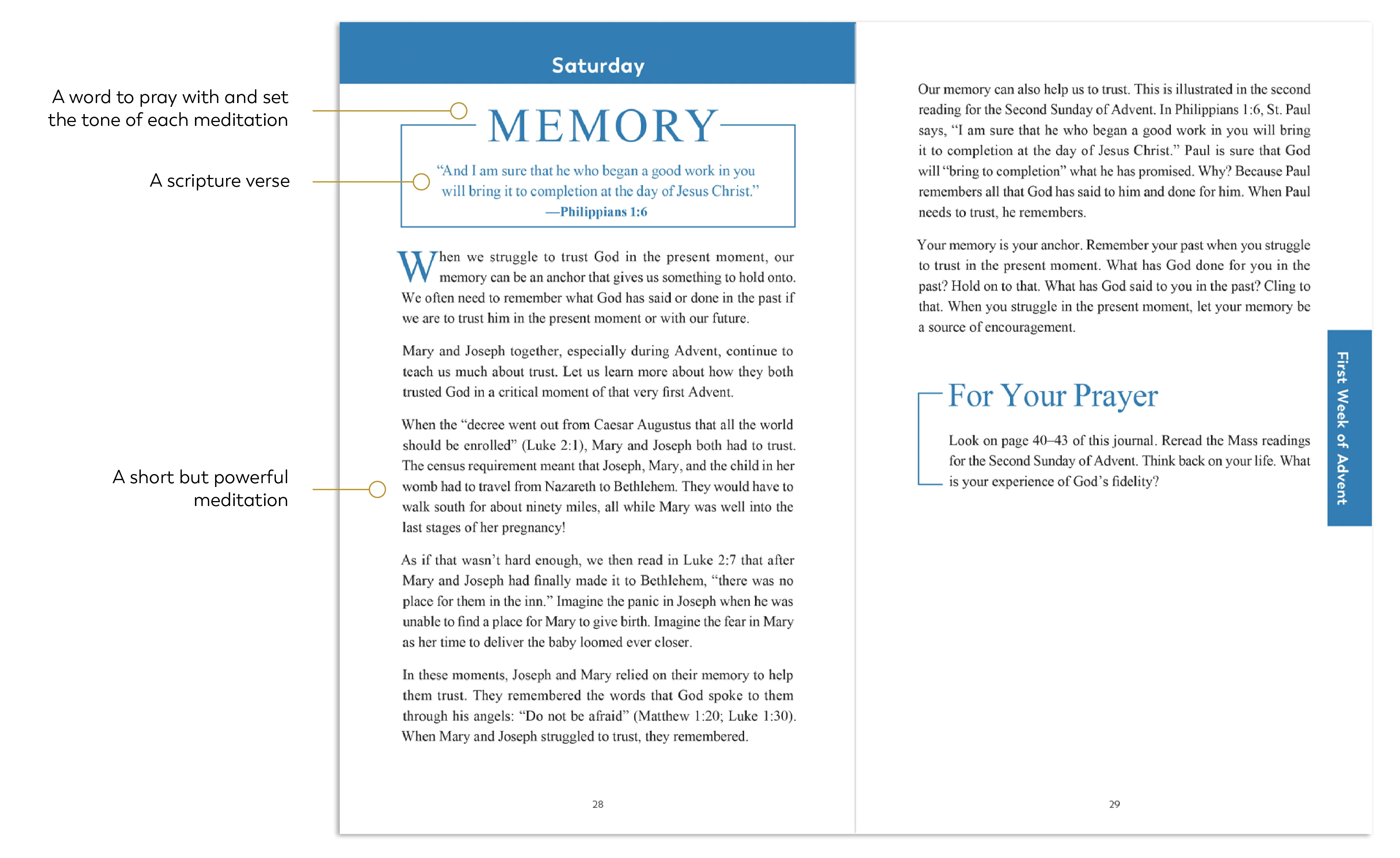 Rejoice! An Advent Pilgrimage into the Heart of Scripture: Year C, Journal - Image 3