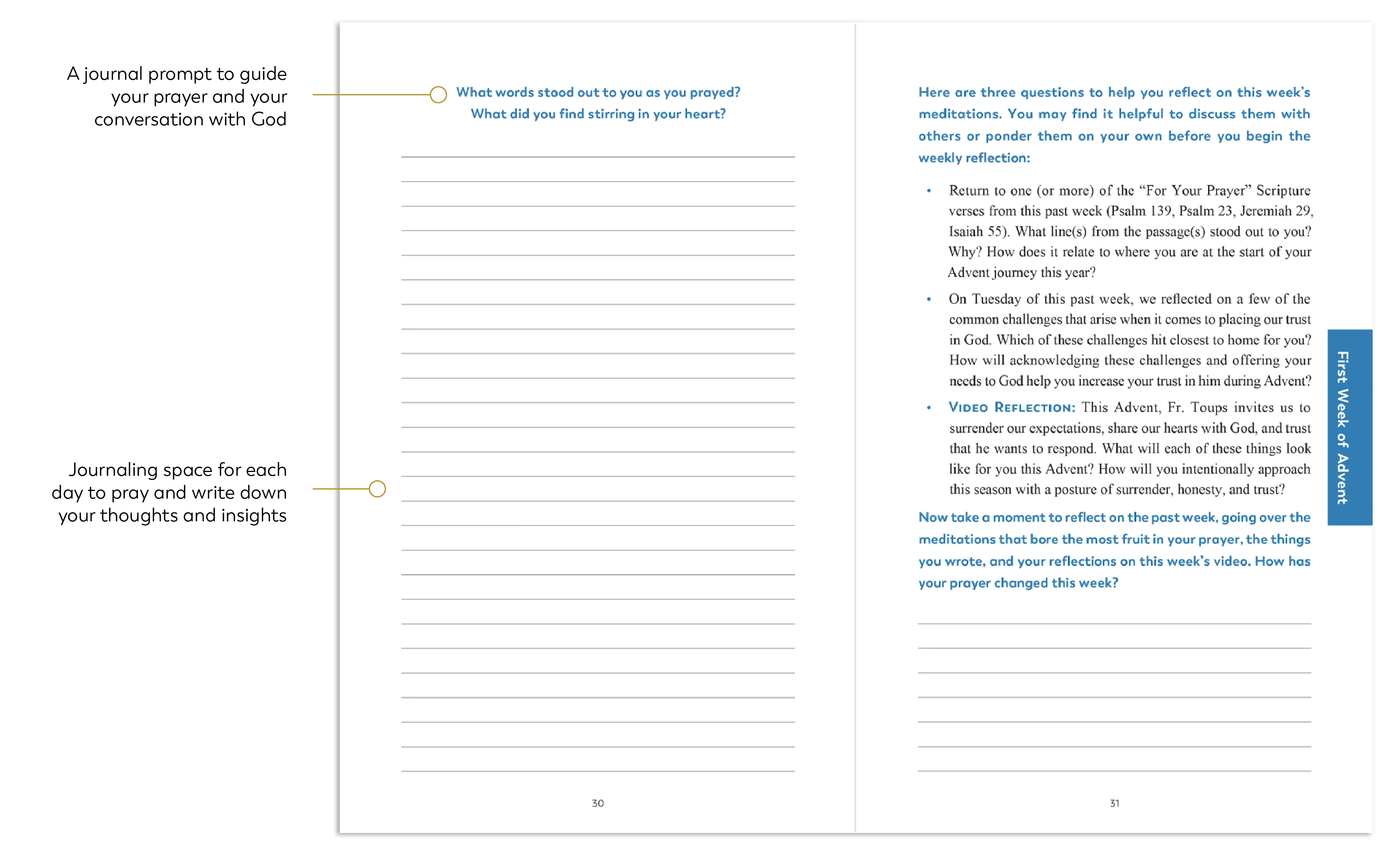 Rejoice! An Advent Pilgrimage into the Heart of Scripture: Year C, Journal - Image 4