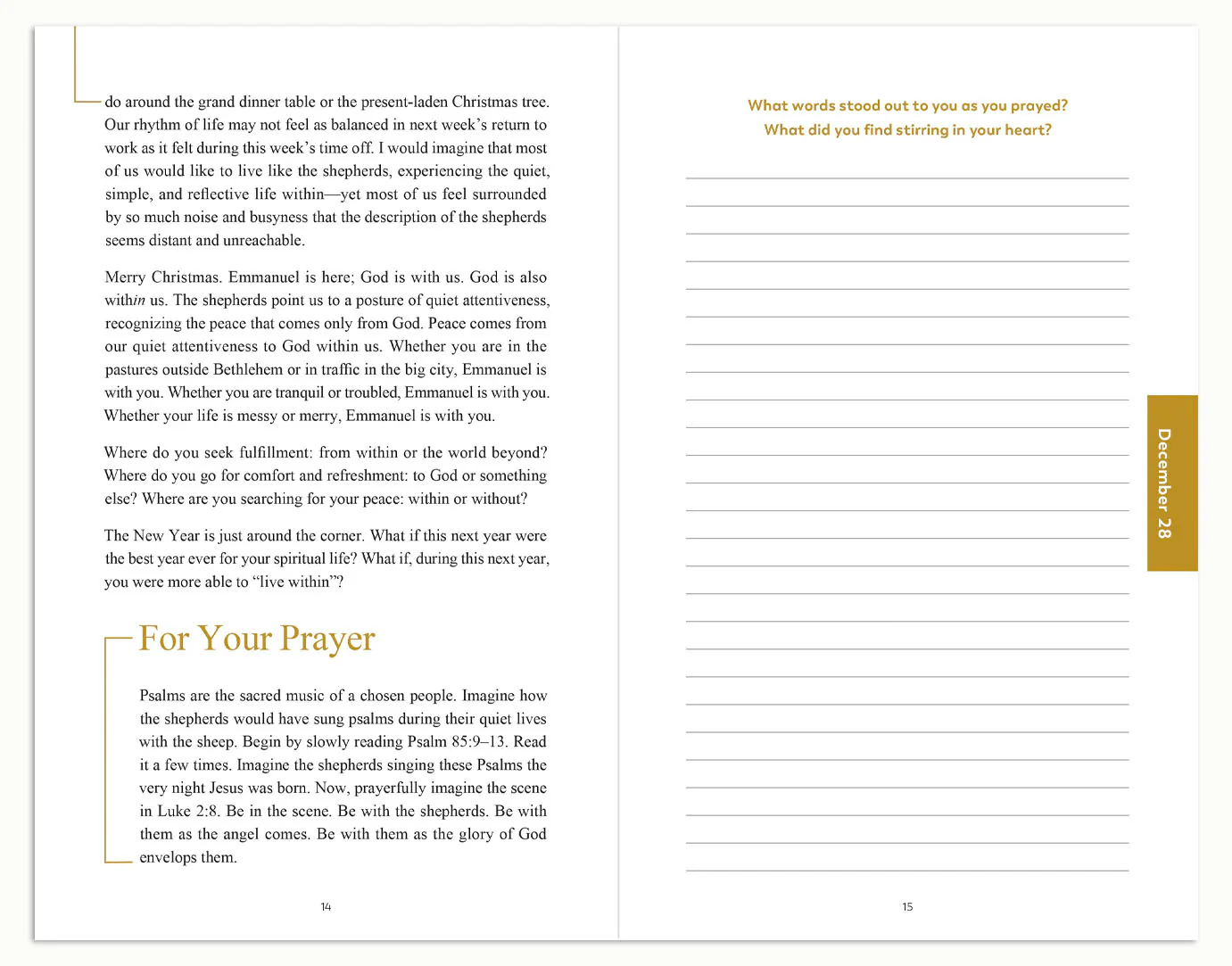 Rejoice and Be Glad, A Journey Through Christmas with the Holy Family, Journal - Image 4