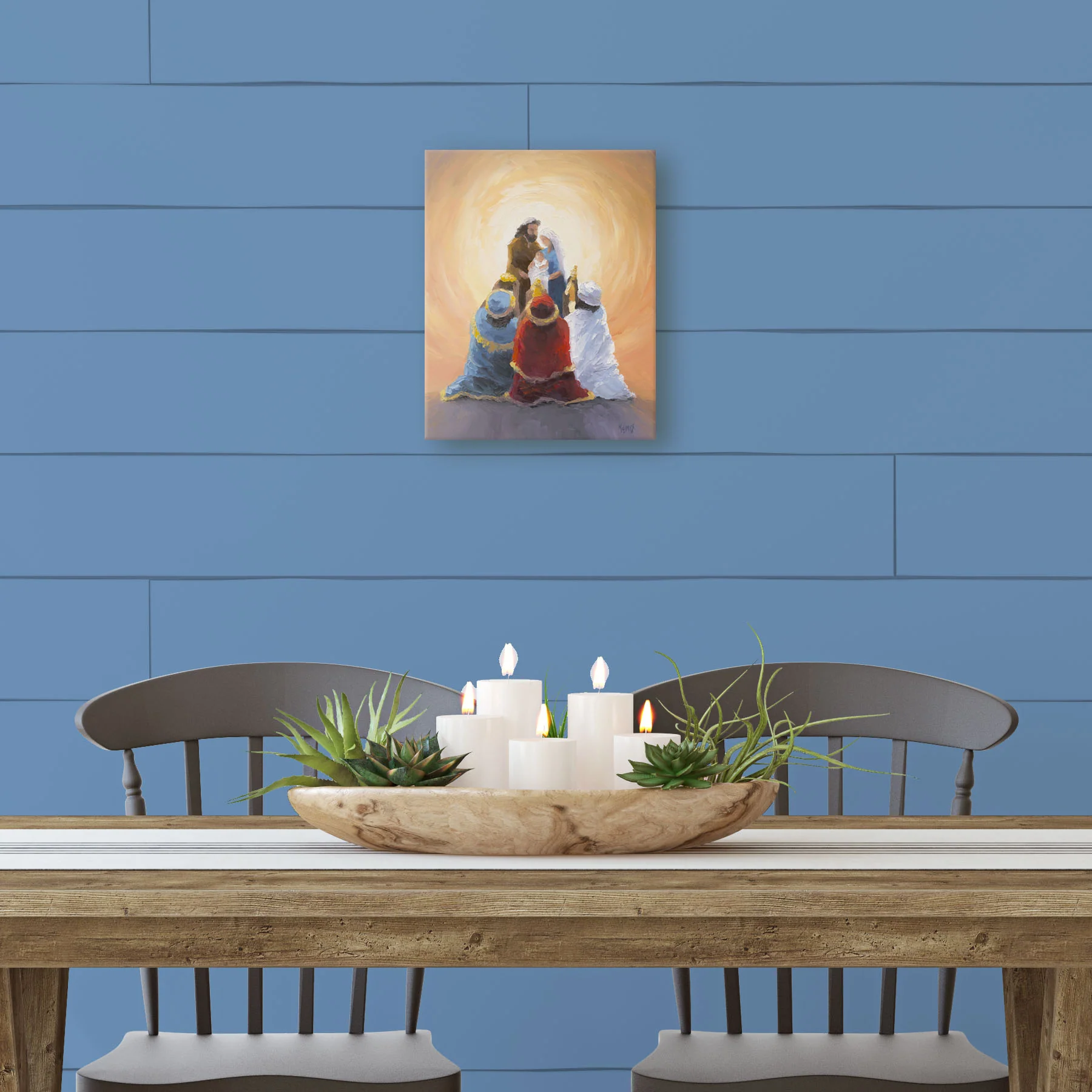 Rejoice! Fine Art Canvas Print: Adoration of the Magi - Image 2