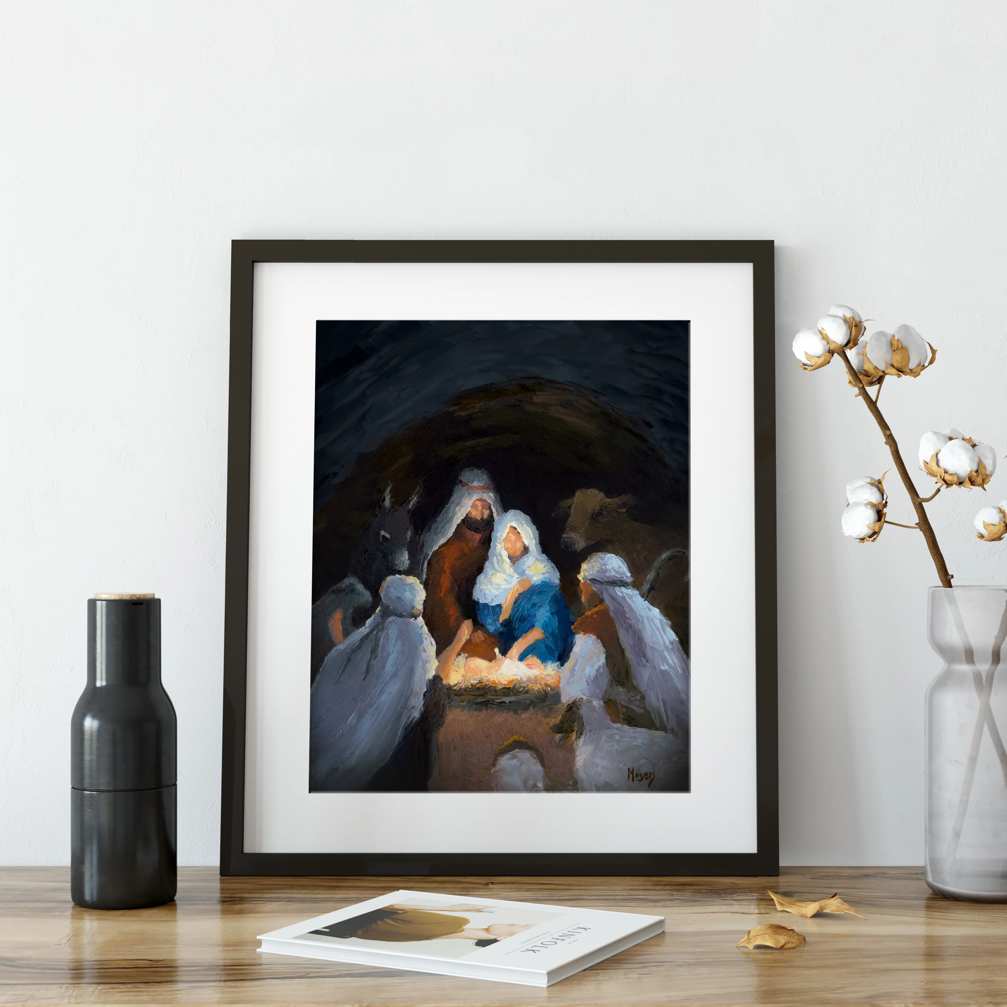 Rejoice! Fine Art Canvas Prints: Let Us Adore Him - Image 3
