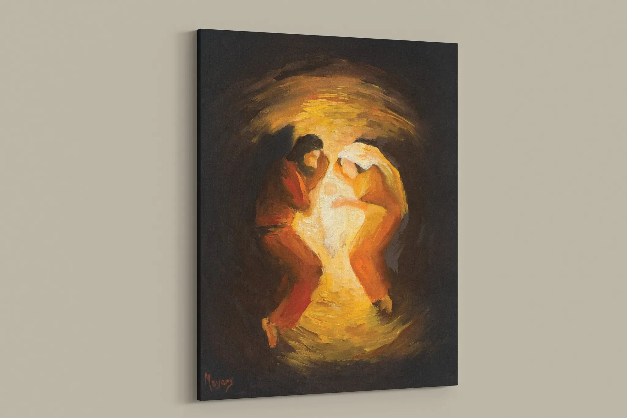 Rejoice! Fine Art Canvas Prints: The Manger - Image 2