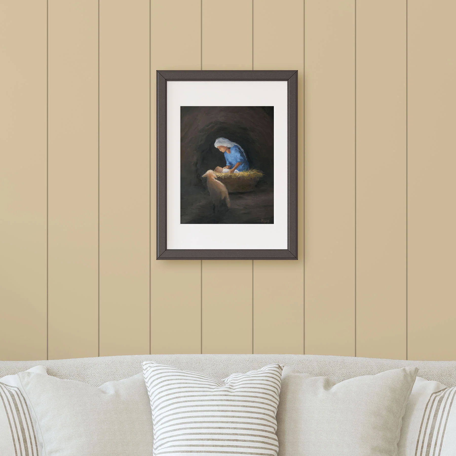 Rejoice! Fine Art Print: Entering the Manger - Image 2