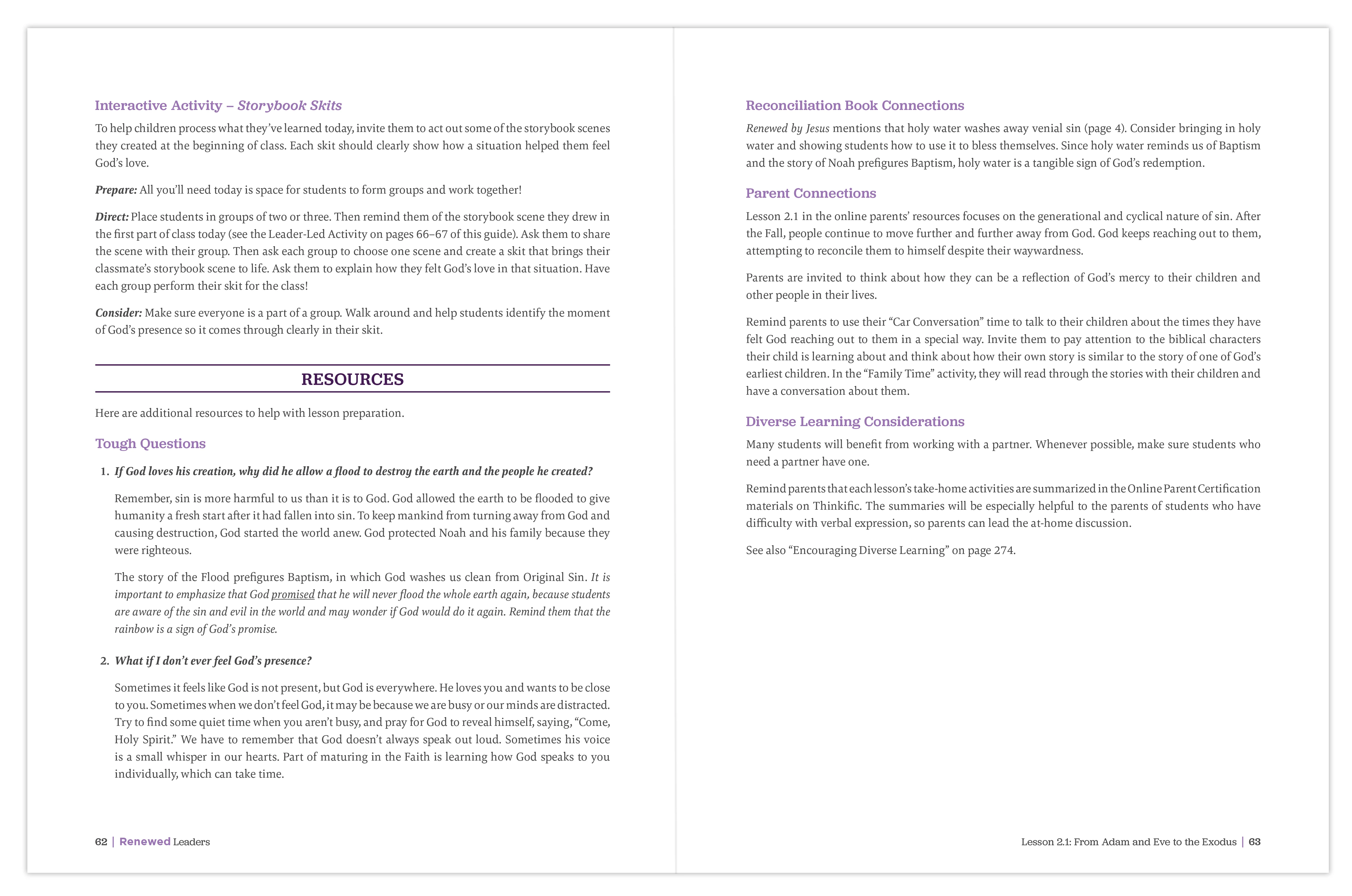 Renewed First Edition: Your Journey to First Reconciliation Leader's Guide (Includes Online Leader's Access) - Image 10