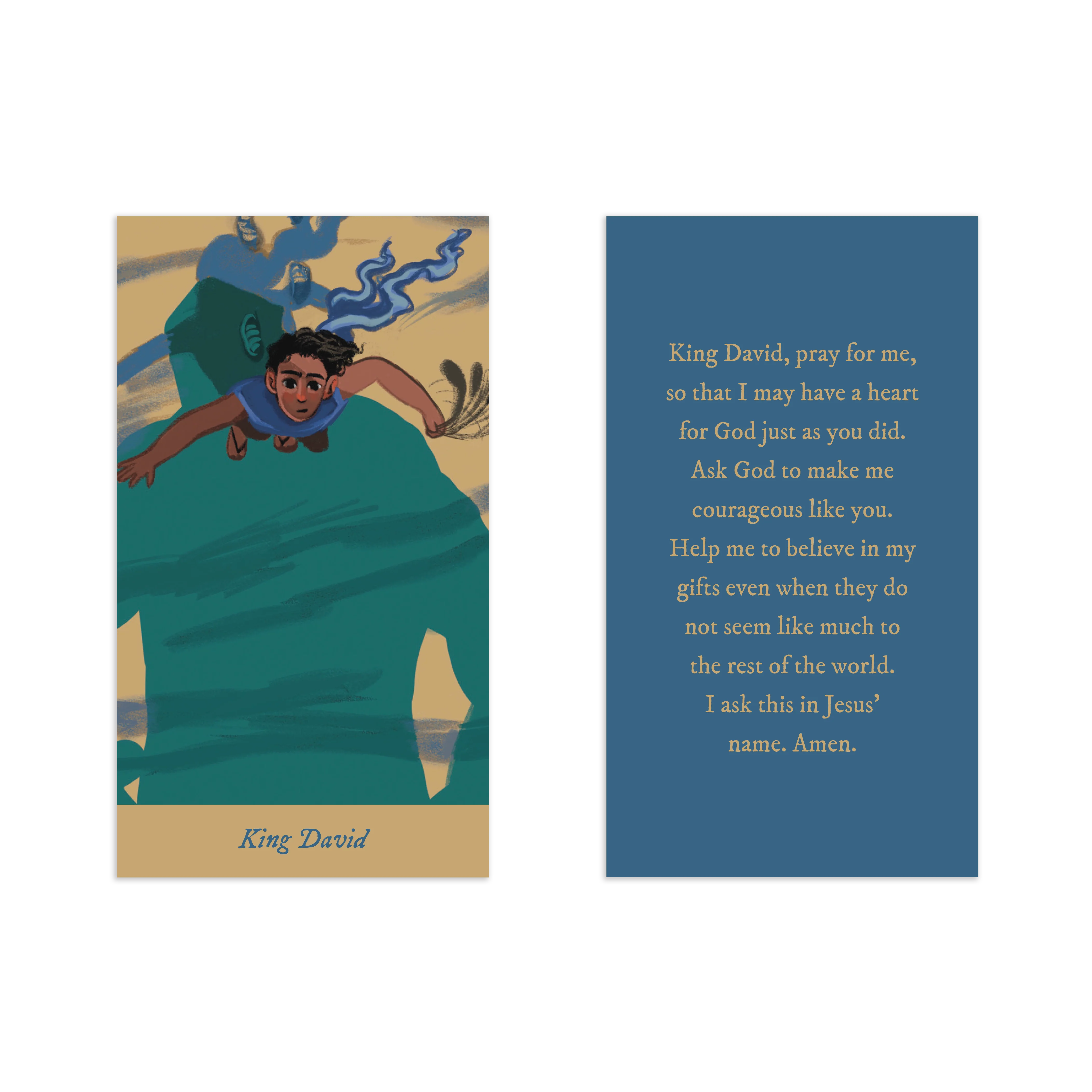 Renewed & Received Saint Prayer Cards, Complete Set (1 Set of 24 Cards) - Image 6