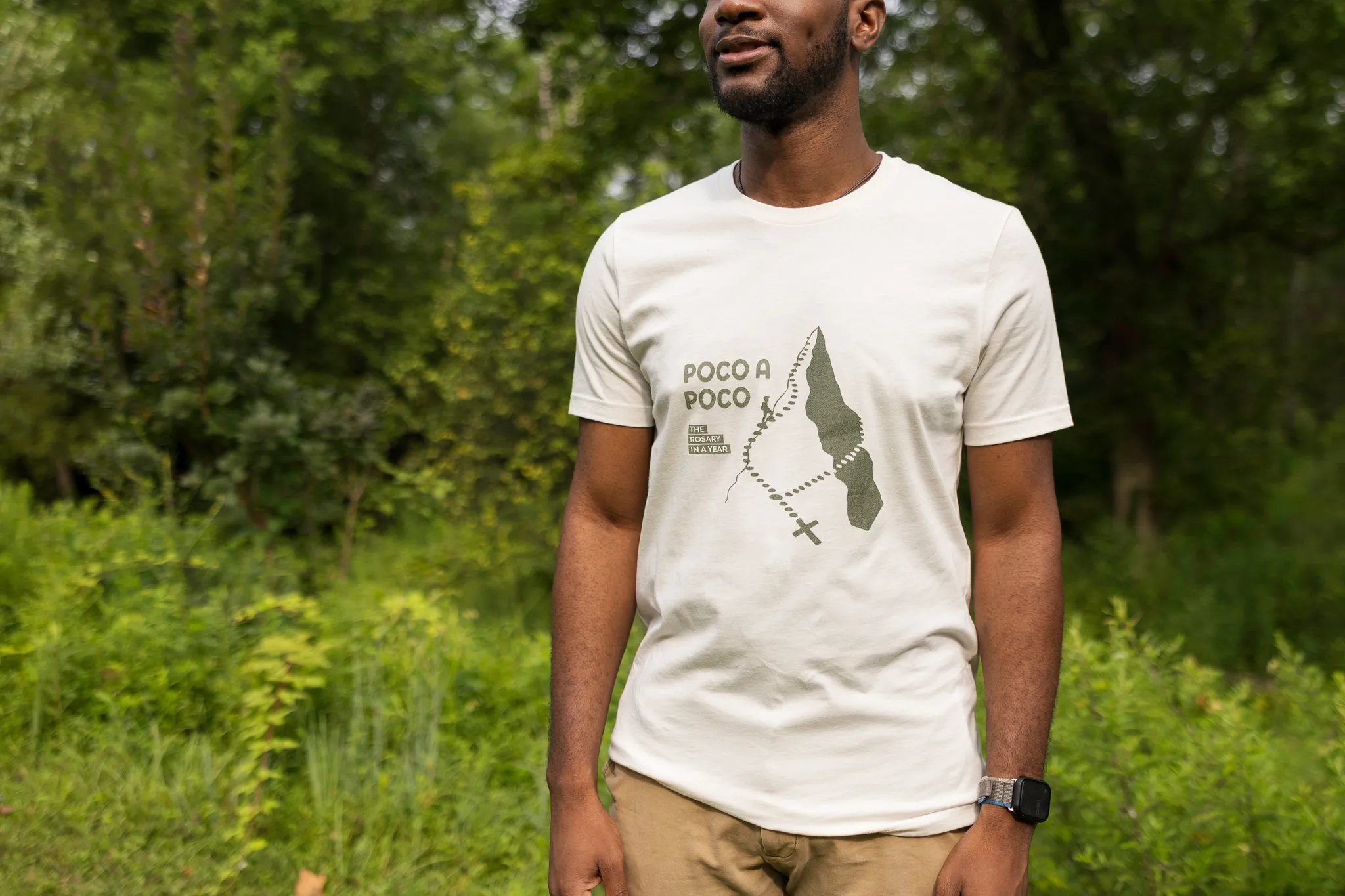 Rosary in a Year Poco a Poco Unisex Shirt - Image 3