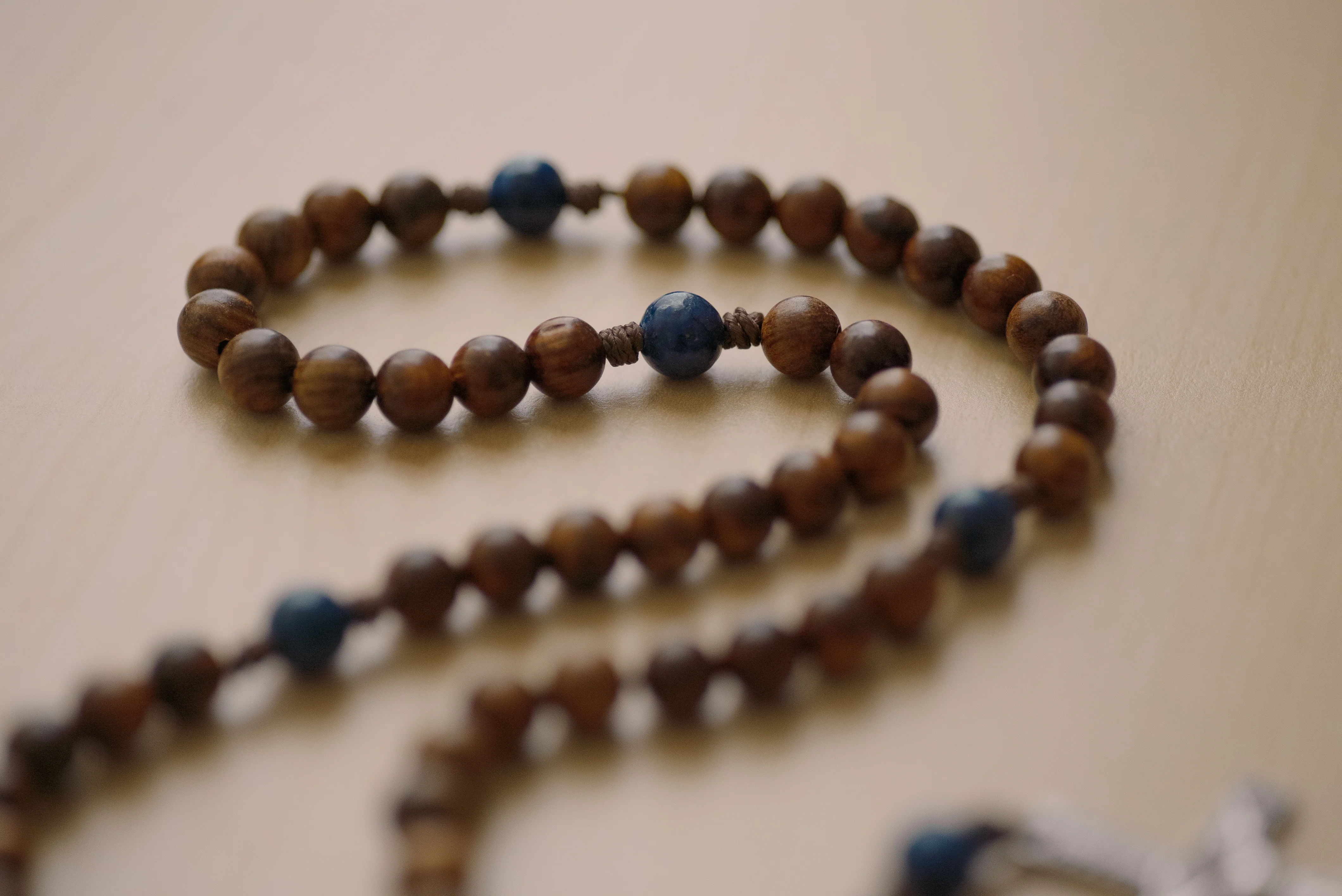 The Rosary in a Year Rosary: 5 Decade Wood/Gemstone - Image 5