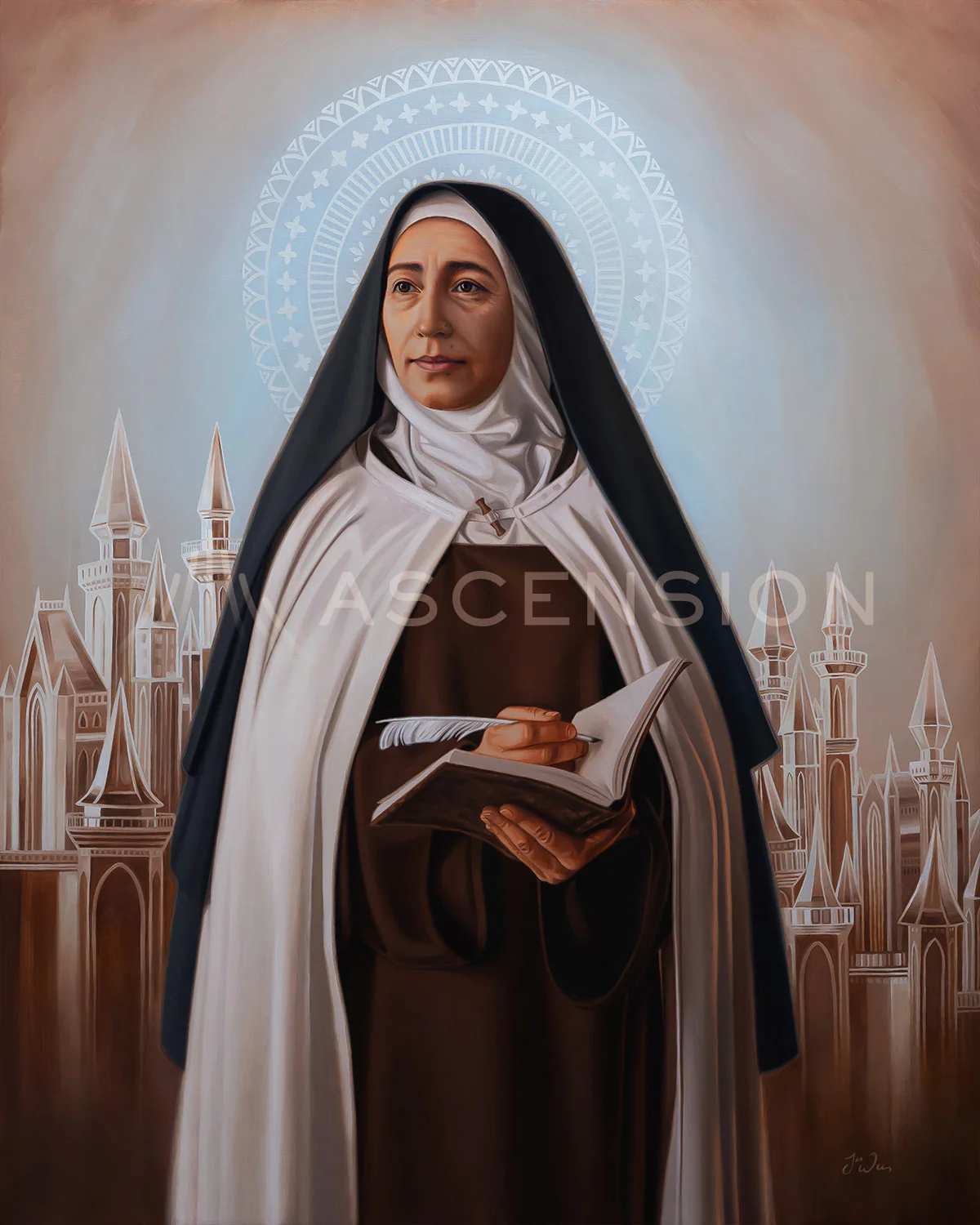 St. Teresa of Ávila Sacred Art Photo Print - Image 2