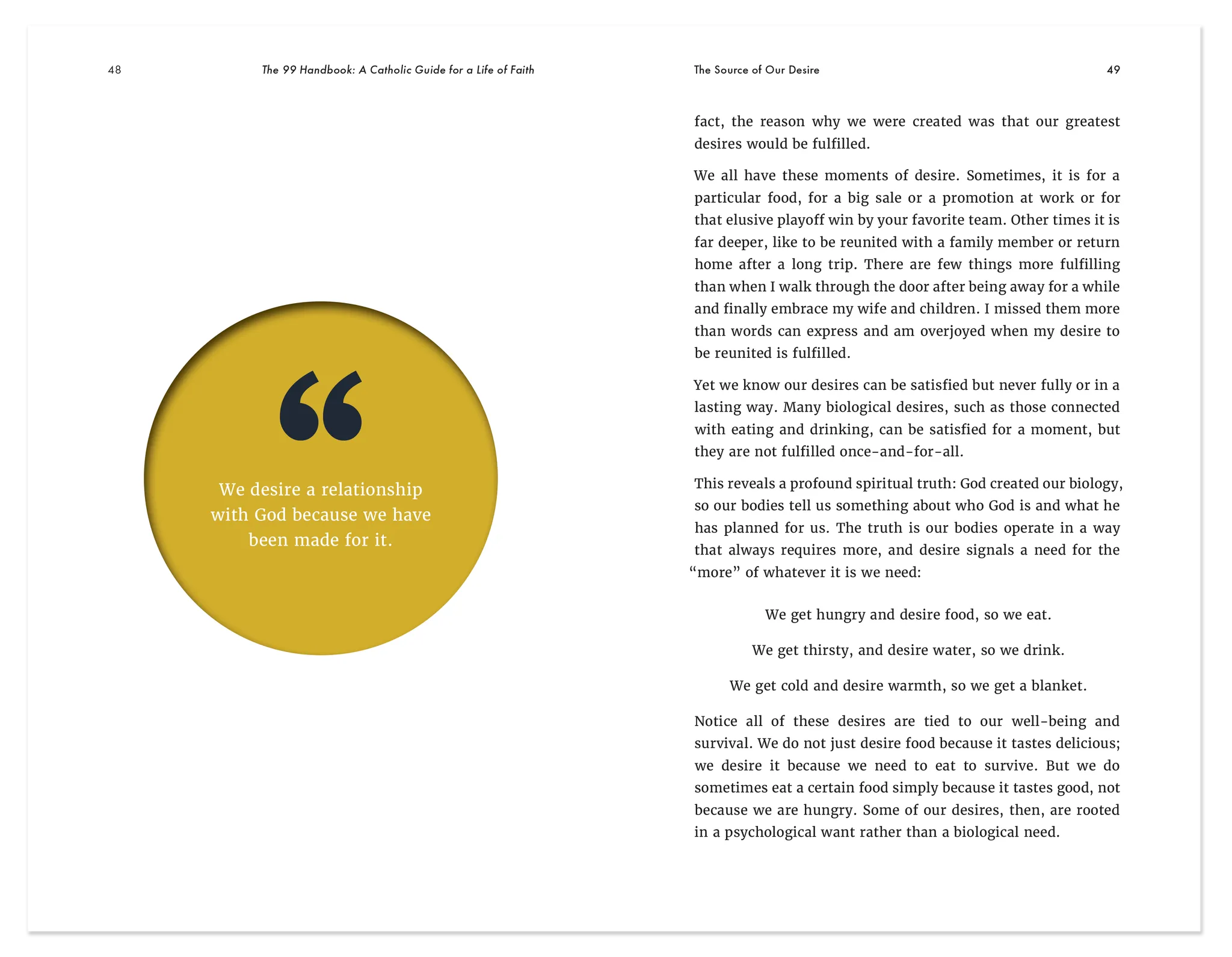 The 99 Handbook: A Catholic Guide for a Life of Faith (Pack of 100) - Image 4