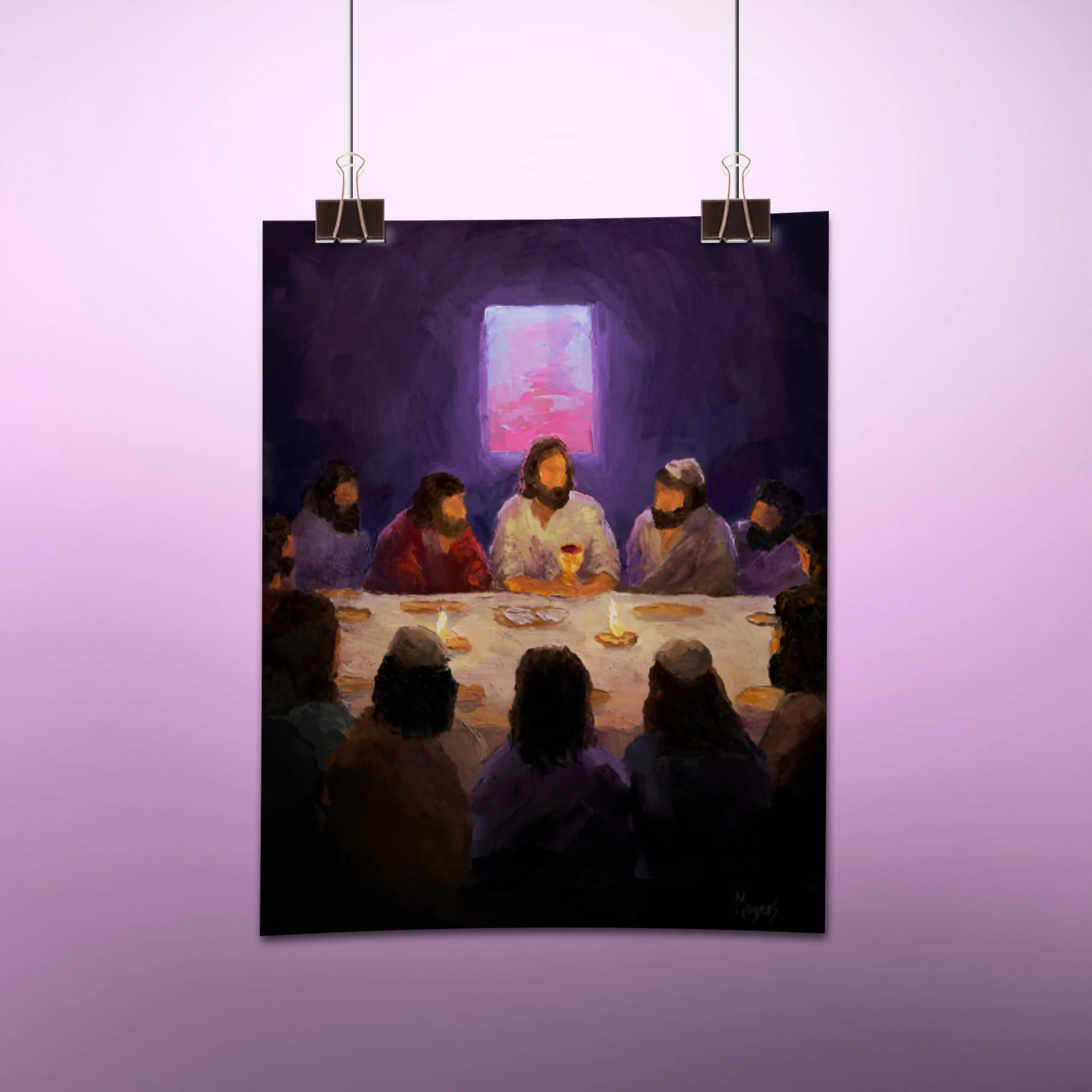 The Ascension Lenten Companion Art Prints: He Took the Cup - Image 3