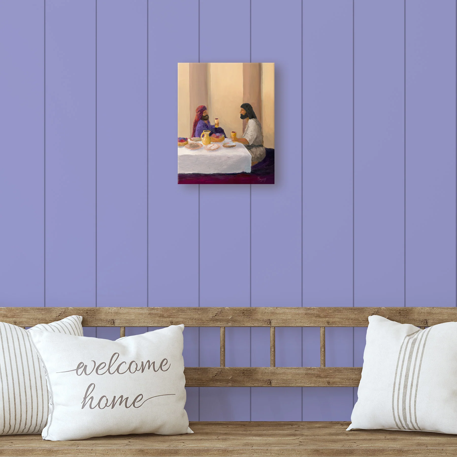 The Ascension Lenten Companion Fine Art Canvas Prints: Dining with Zacchaeus - Image 2
