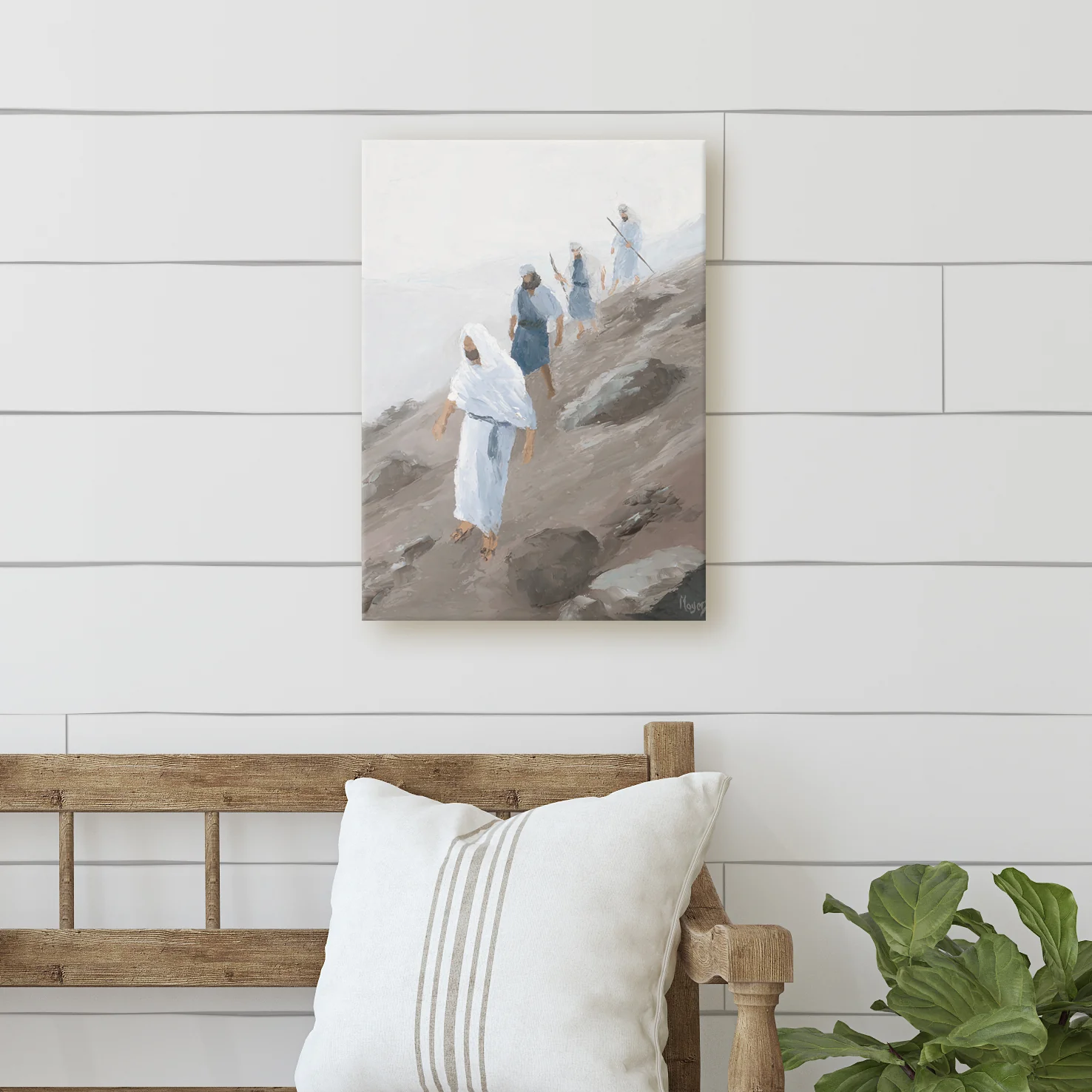 The Ascension Lenten Companion Fine Art Canvas Prints: Down the Mountain - Image 2