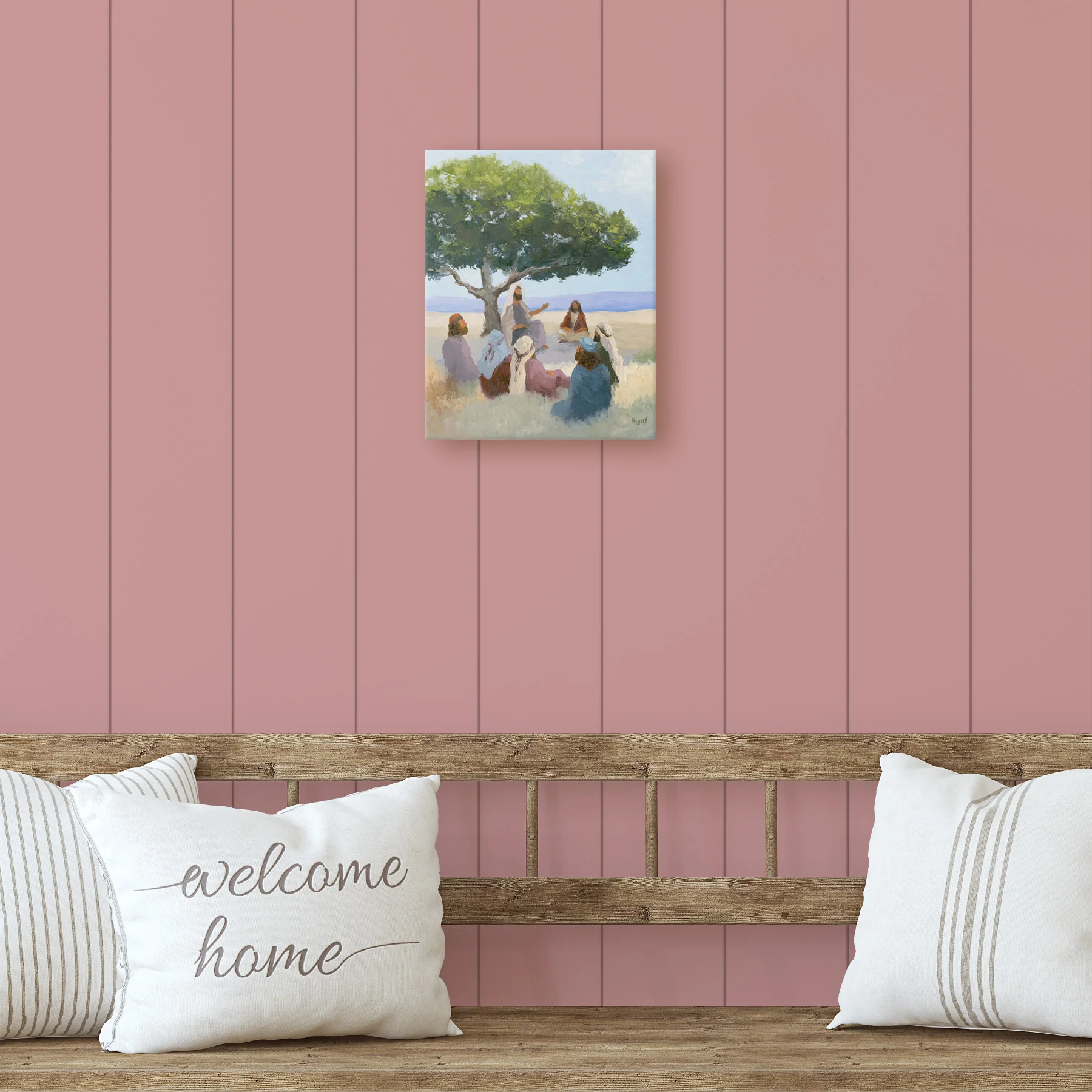 The Ascension Lenten Companion Fine Art Canvas Prints: He Was Teaching Them - Image 2