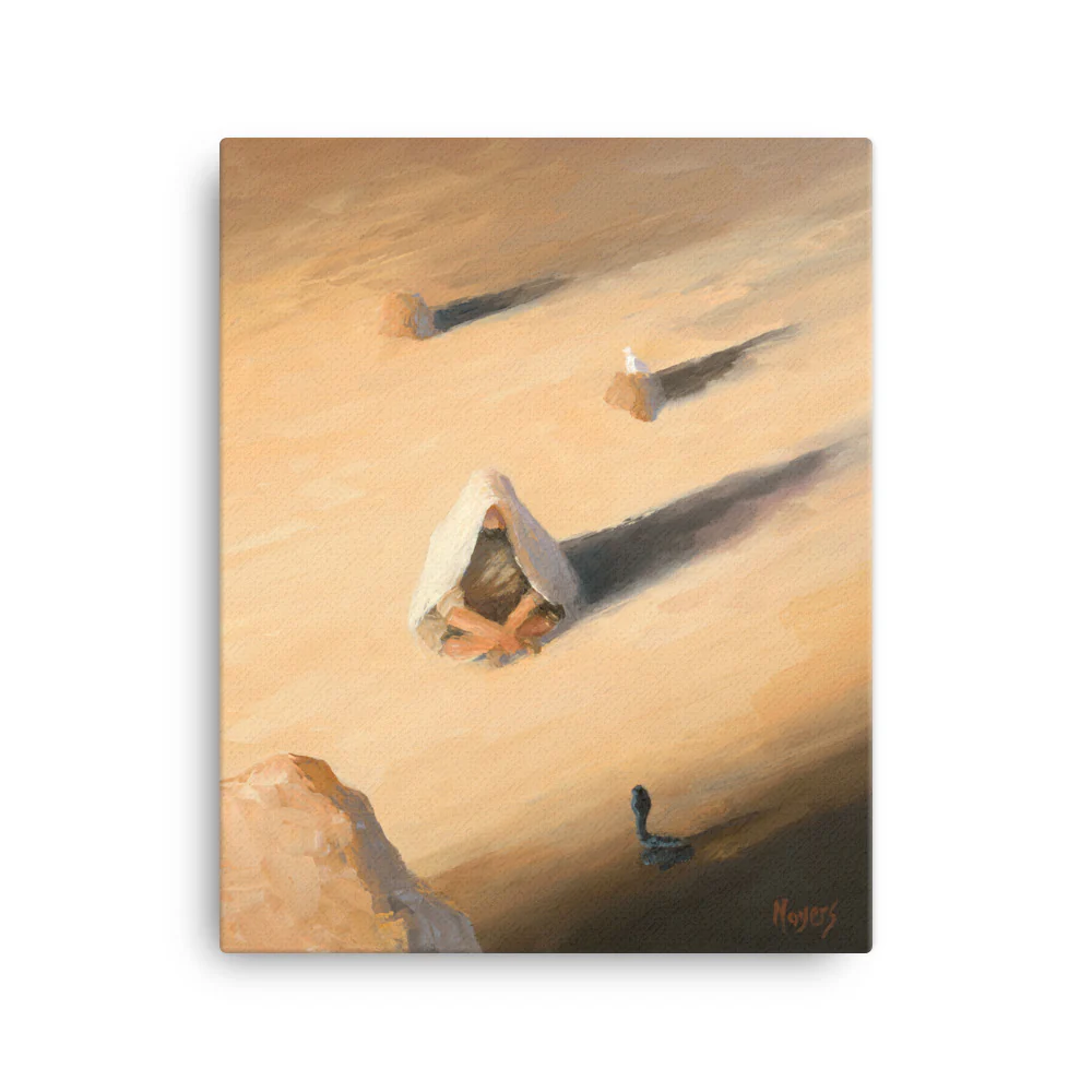 The Ascension Lenten Companion Fine Art Canvas Prints: He Was Tempted - Image 4