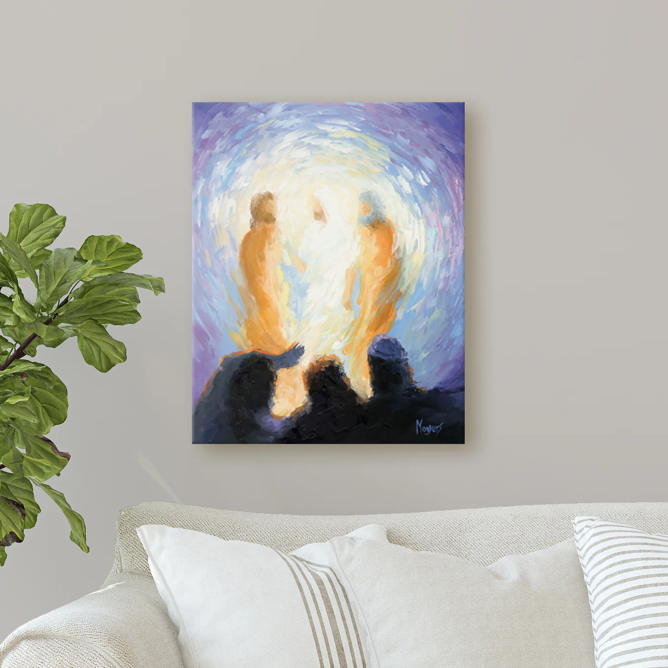 The Ascension Lenten Companion Fine Art Canvas Prints: He Was Transfigured Before Them - Image 3