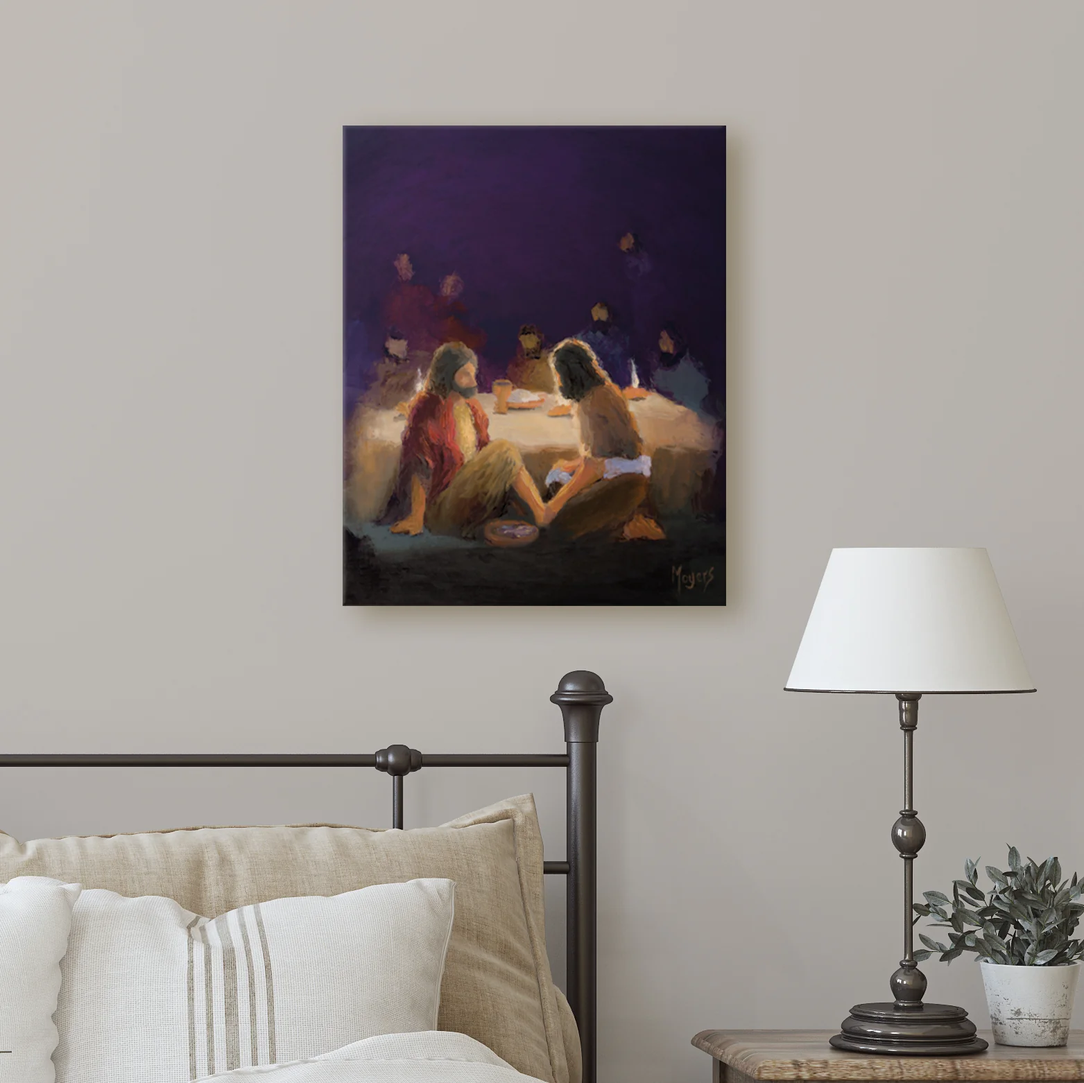 The Ascension Lenten Companion Fine Art Canvas Prints: He Washed Their Feet - Image 3