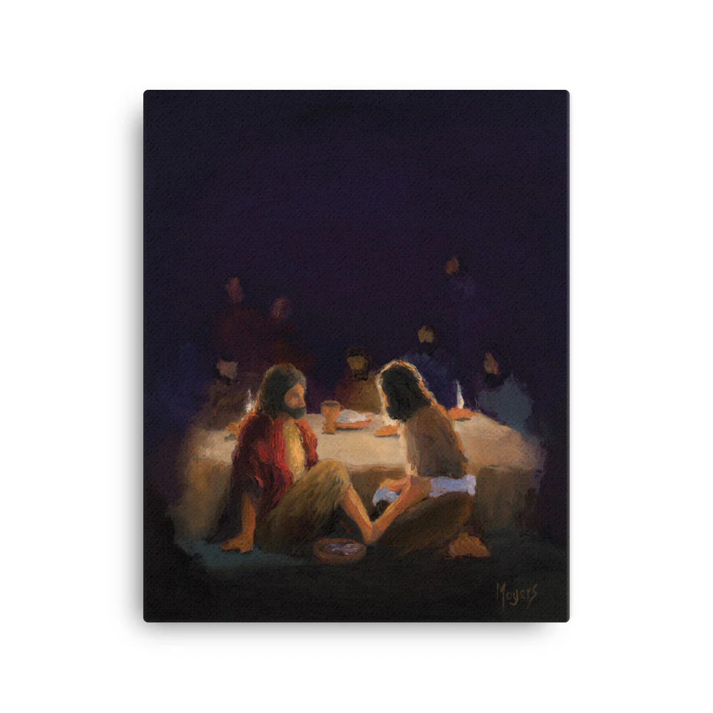 The Ascension Lenten Companion Fine Art Canvas Prints: He Washed Their Feet - Image 4