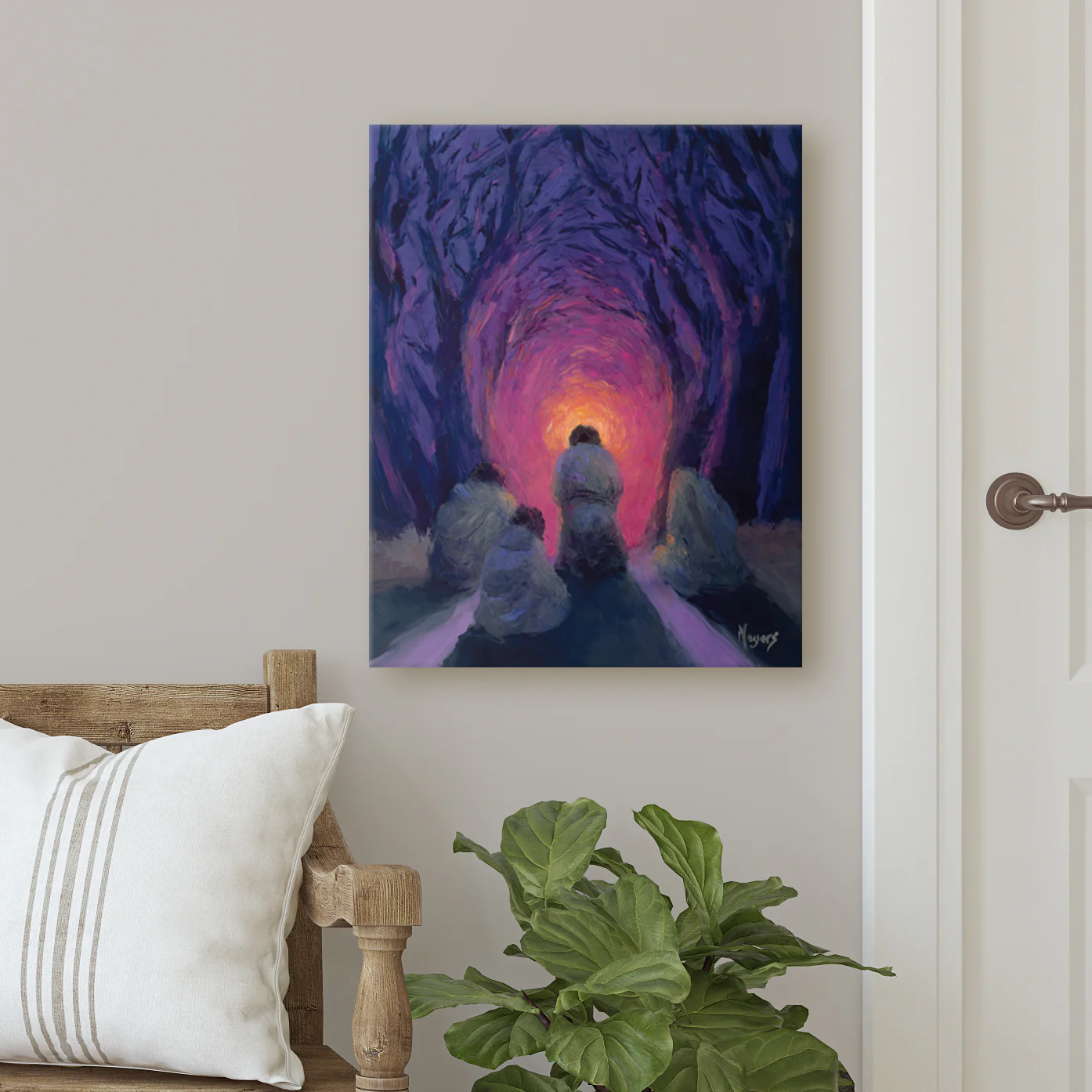 The Ascension Lenten Companion Fine Art Canvas Prints: Stay with Me - Image 3
