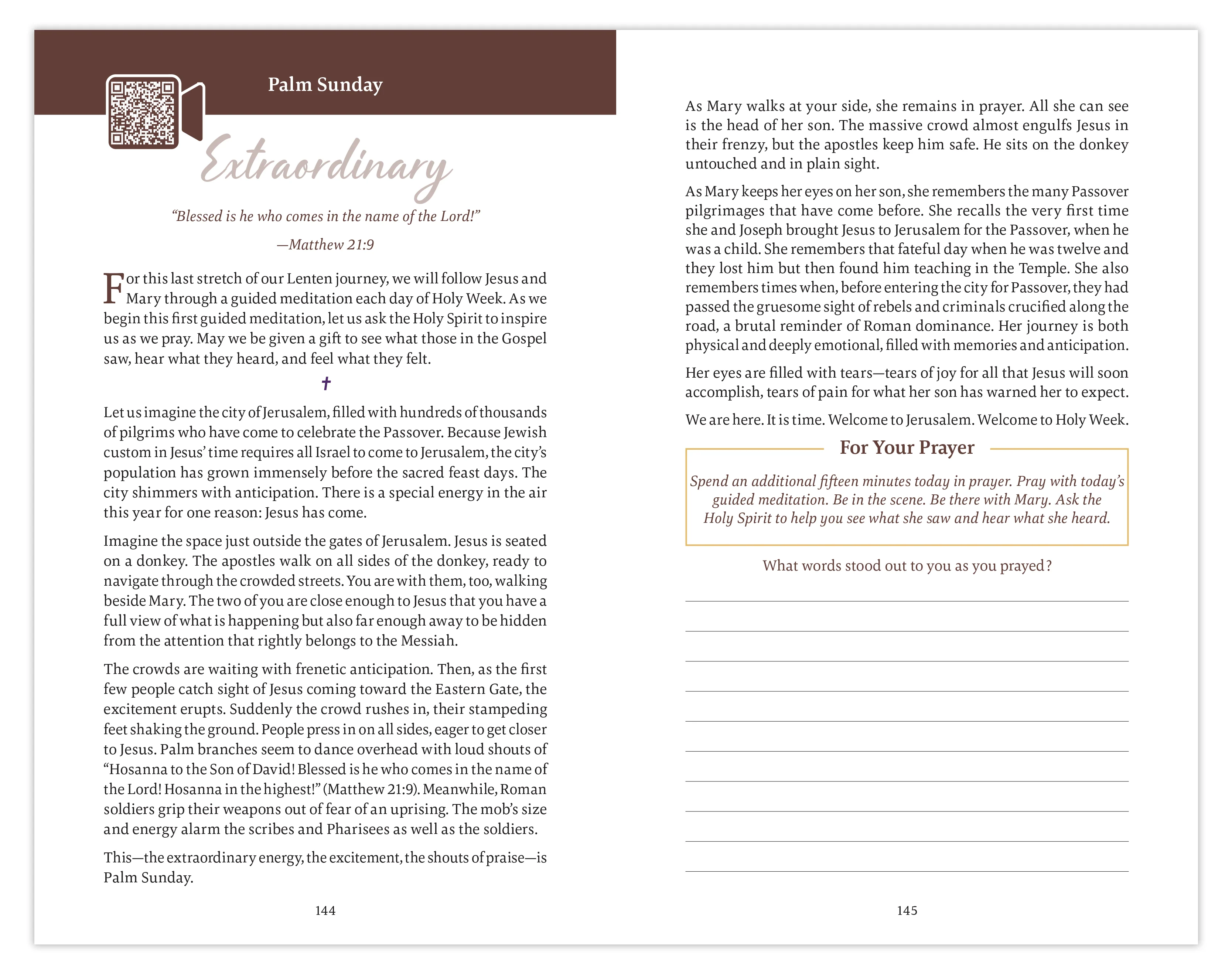 The Ascension Lenten Companion: Walking with Mary to Jerusalem, Journal - Image 6