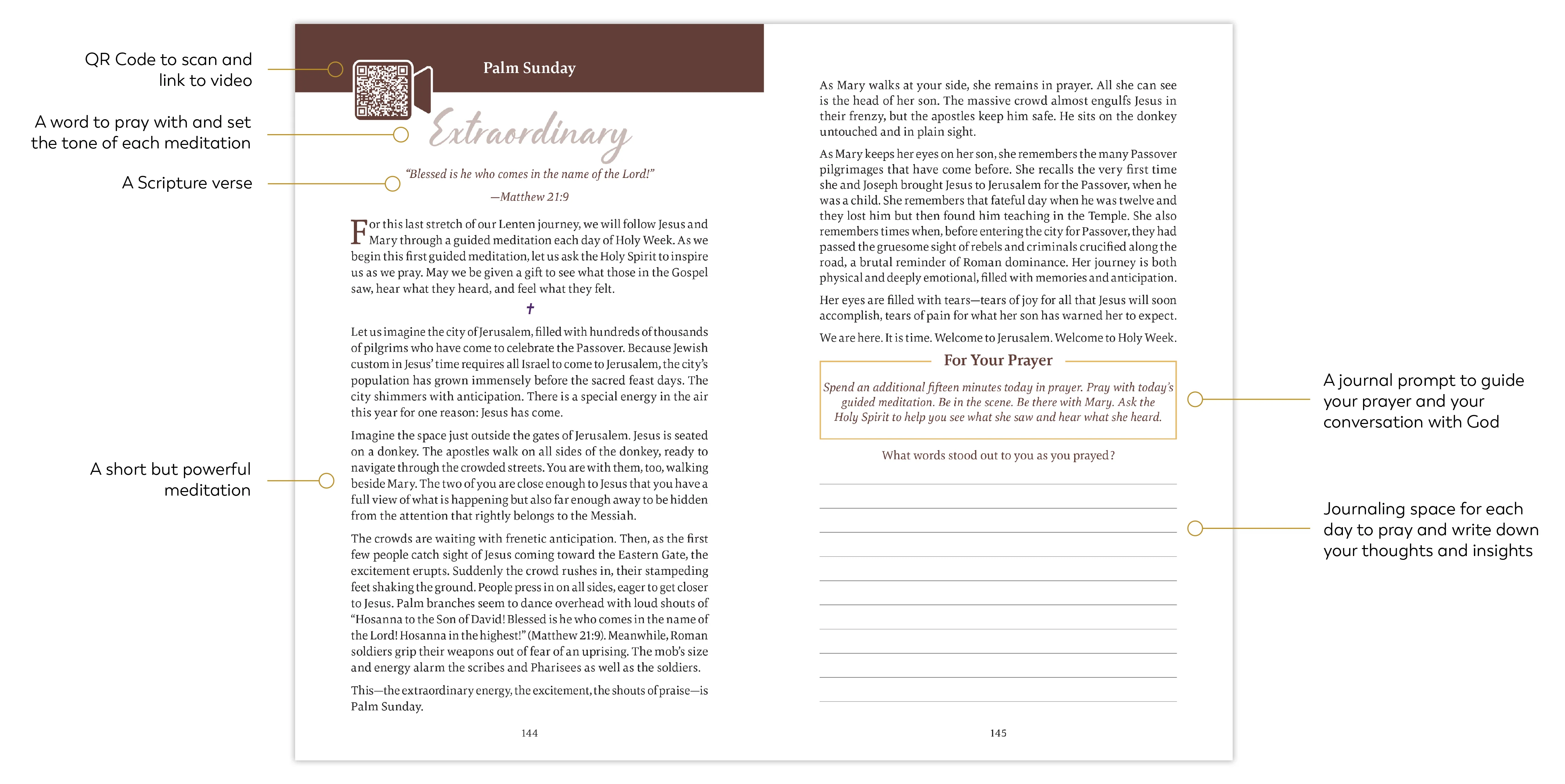 The Ascension Lenten Companion: Walking with Mary to Jerusalem, Journal - Image 7