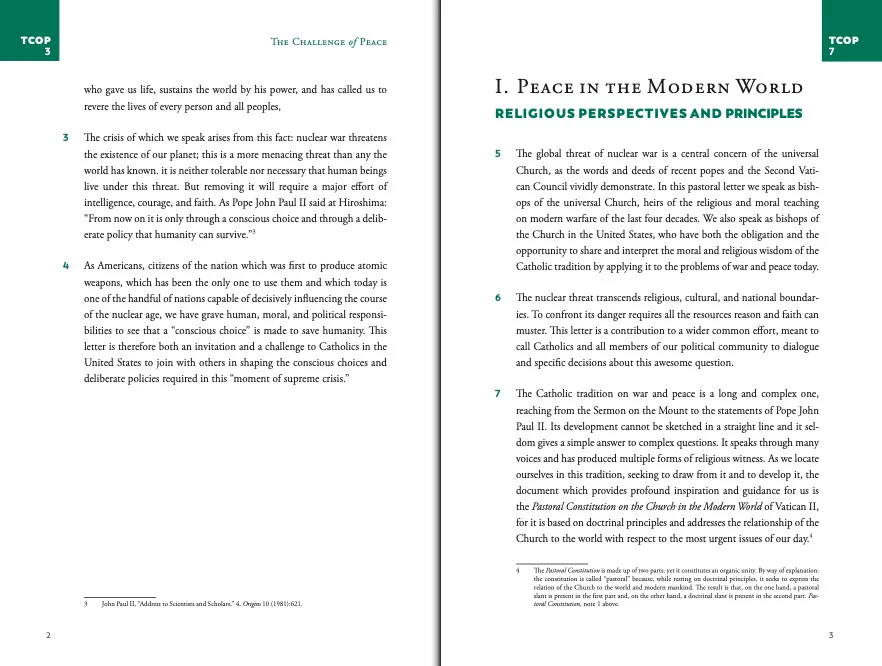 The Challenge of Peace: God’s Promise and Our Response - Image 3