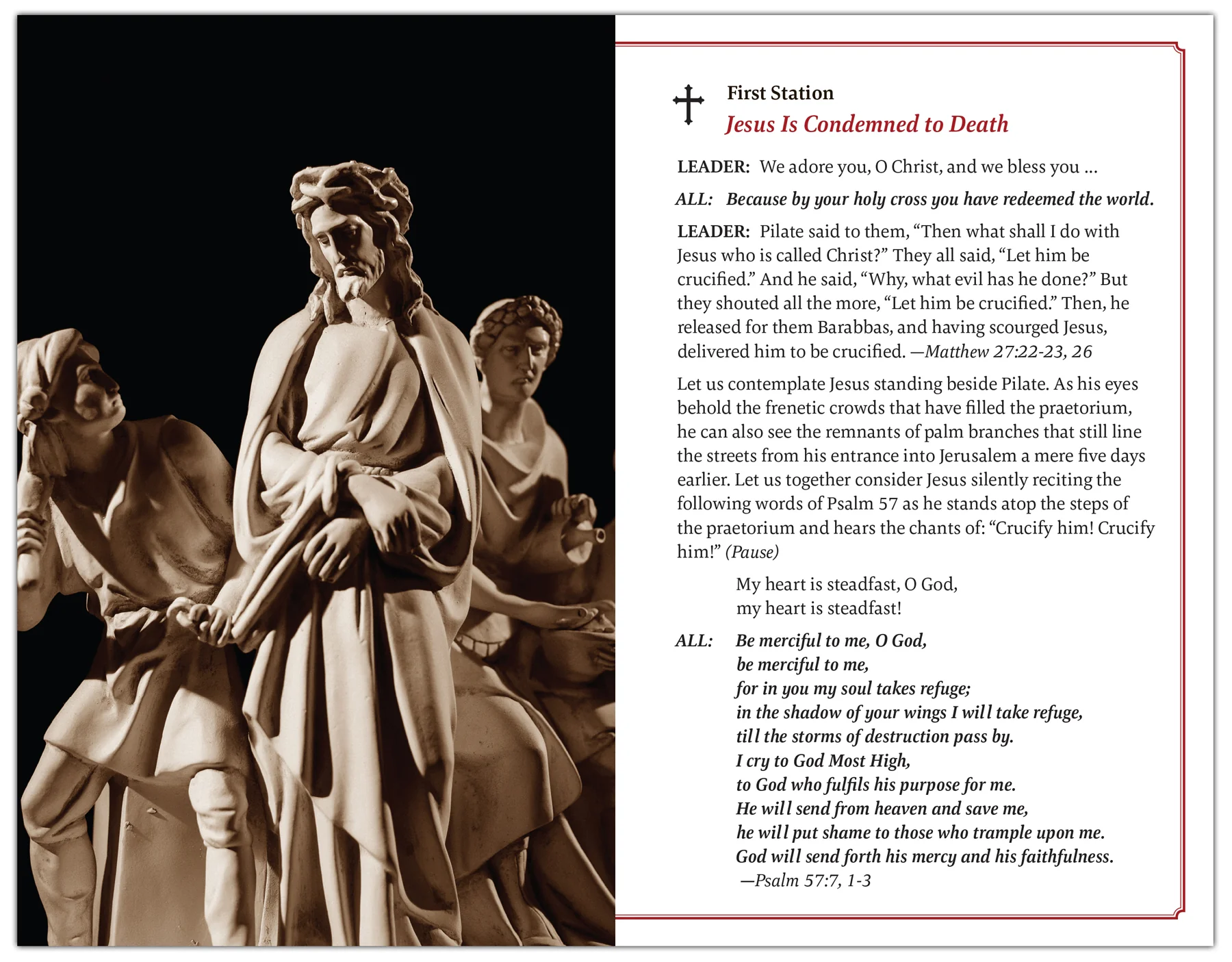 The Way of the Cross: Praying the Psalms with Jesus (Pack of 50) - Image 2