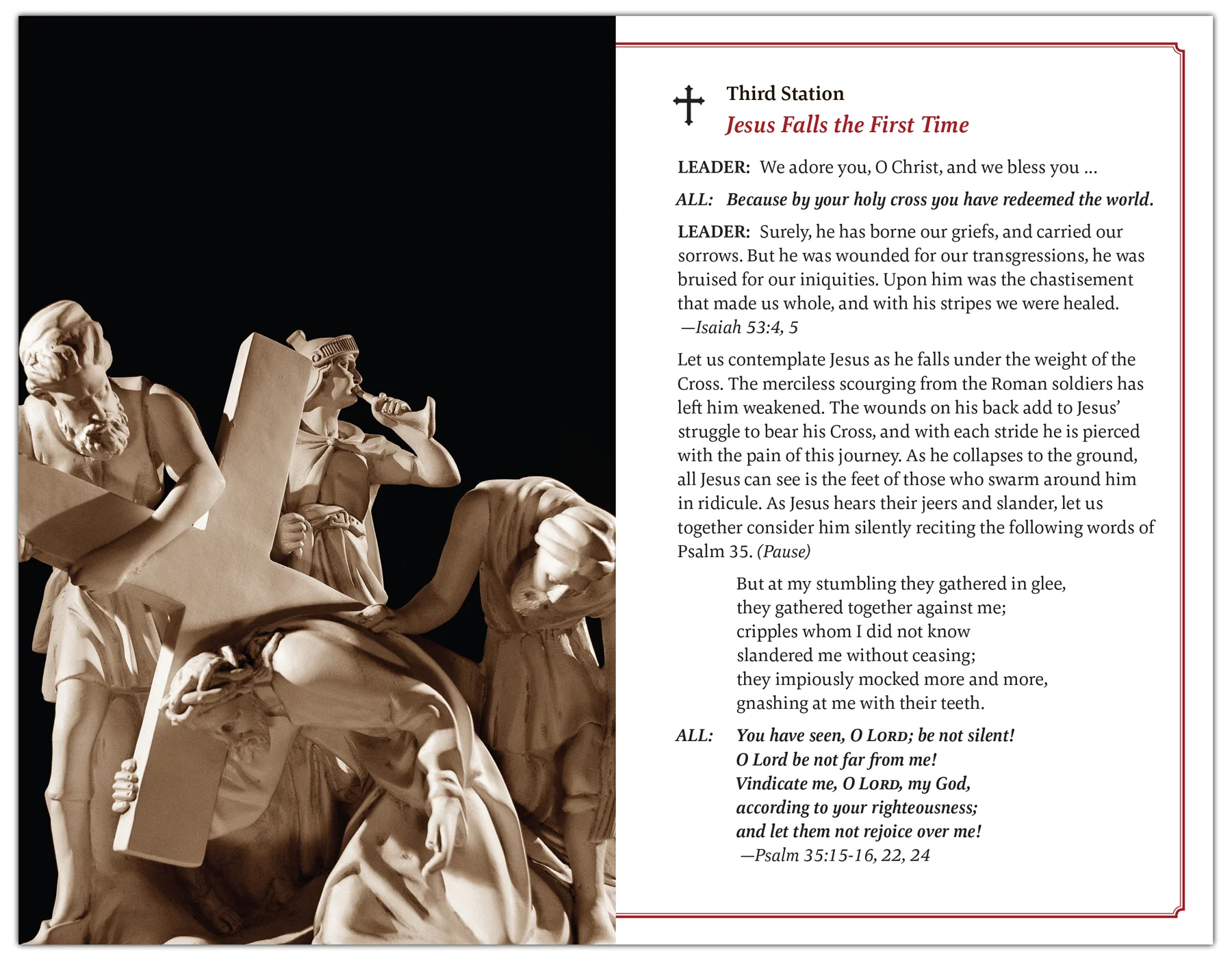 The Way of the Cross: Praying the Psalms with Jesus (Pack of 50) - Image 3