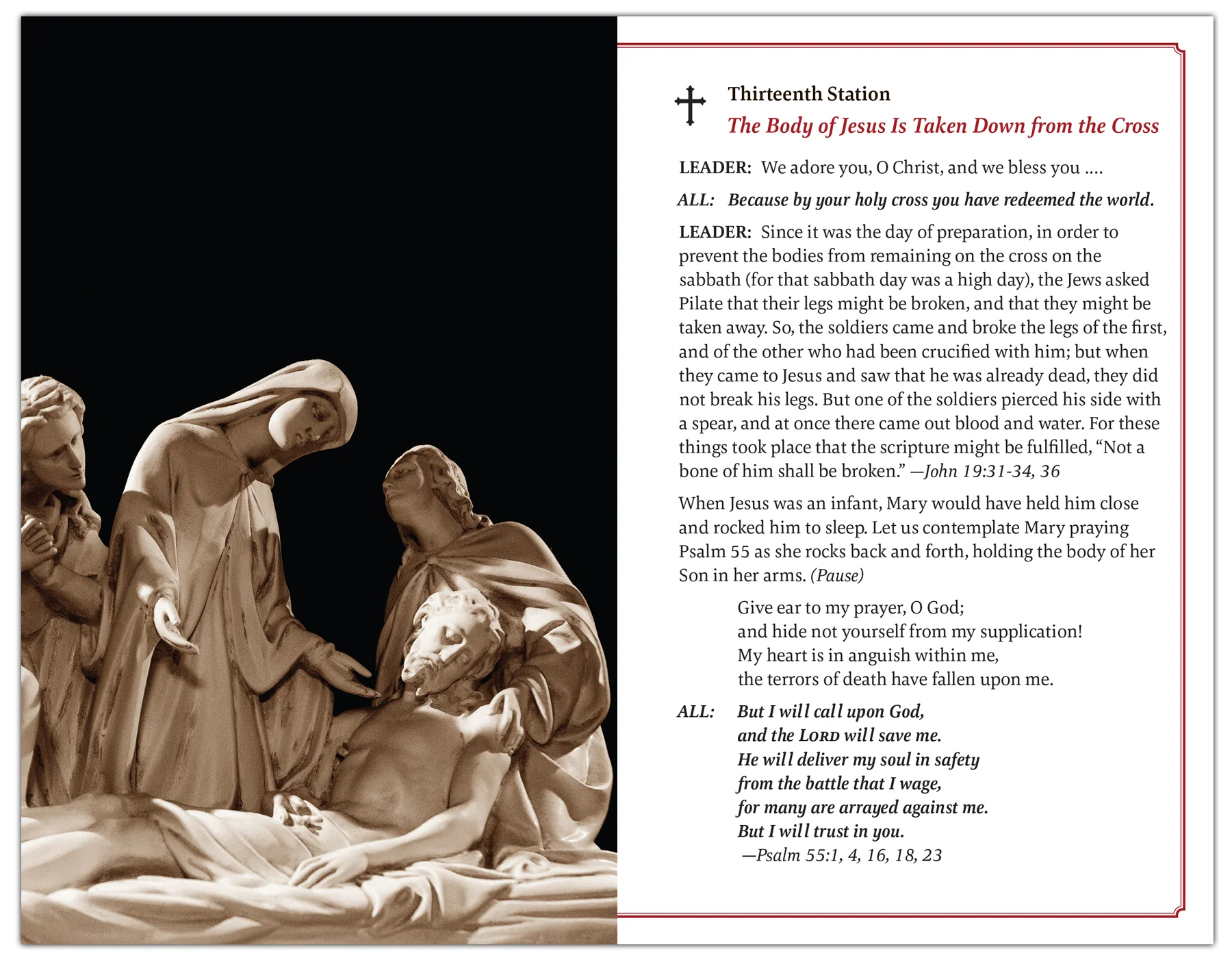 The Way of the Cross: Praying the Psalms with Jesus (Pack of 50) - Image 4