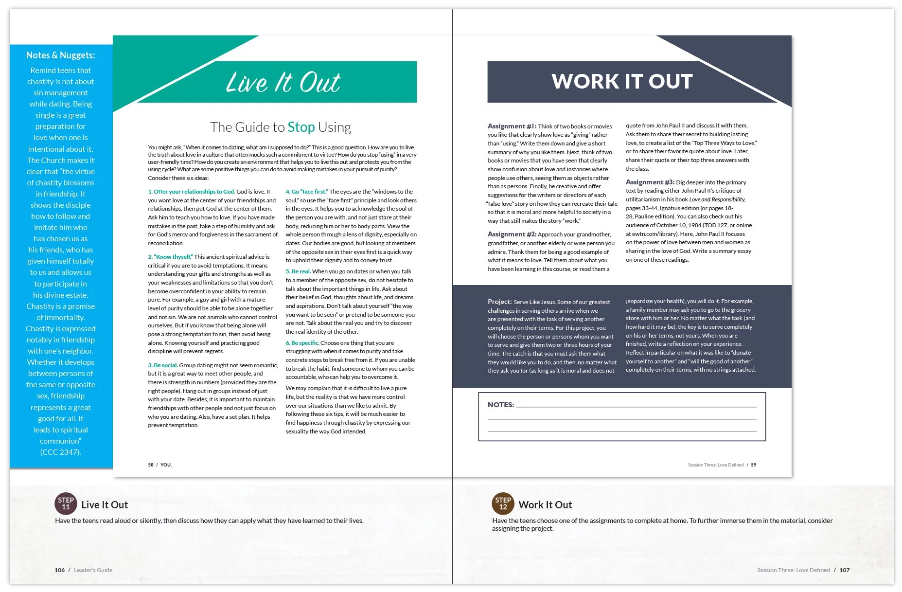 YOU: Life, Love, and the Theology of the Body, Leader's Guide with online access - Image 5